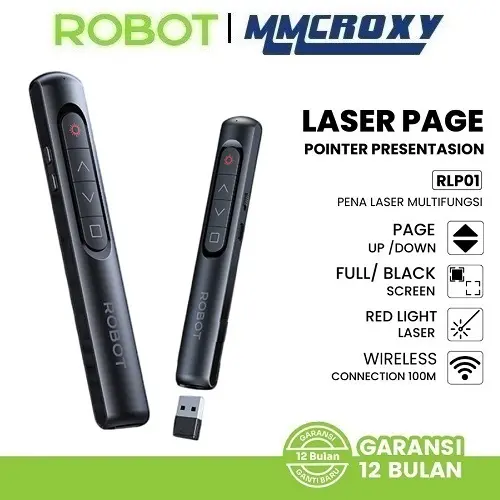 Robot RLP01 Laser Page Turning Pen Pointer Presentation