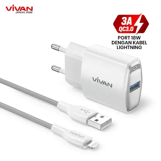 Charger VIVAN Power Oval 3L 18W - Lightning