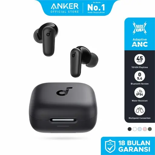 [A3959H11] Wireless Earphone Anker Soundcore R50i NC - A3959 - Black