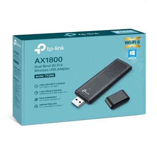 USB Wireless Adapter TP-Link Archer TX20U AX1800 Dual Band WIFi 6 Usb 3.0