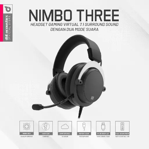 dbE Nimbo Three Overear Headset