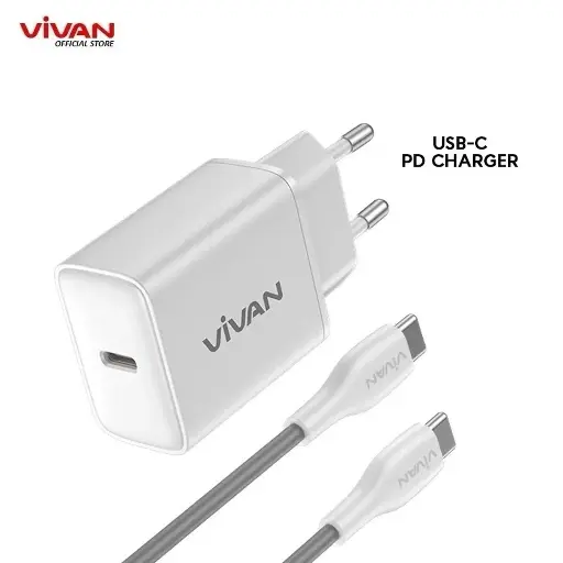 Charger VIVAN Power C30C / C30L Adapter Charger With Kabel Quick Charge 30W