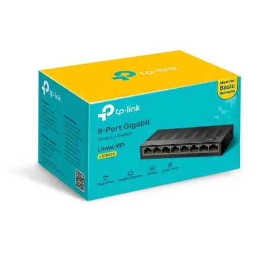 Switch TP-LINK LS1008G 8-Port 10/100/1000Mbps Plastic