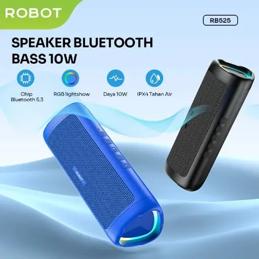 [10033521] ROBOT RB525 Double bass Bluetooth Speaker RGB