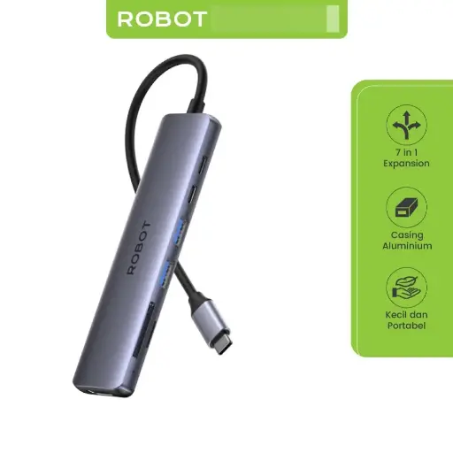 [10037546]  Robot HT367 7in1 USB HUB Type C